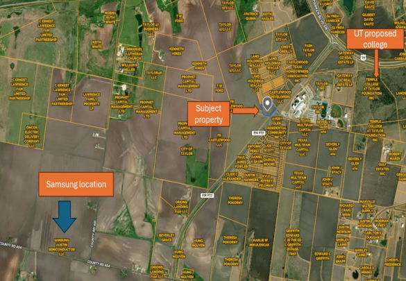 The Q Tower Next to Samsung in Taylor,Texas.